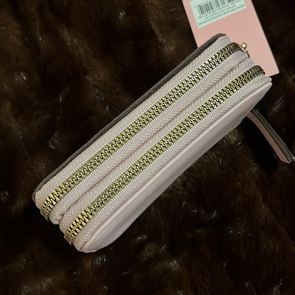 Juicy Couture wallet coin purse Brand New double pocket retro vibe velour - Picture 4 of 13